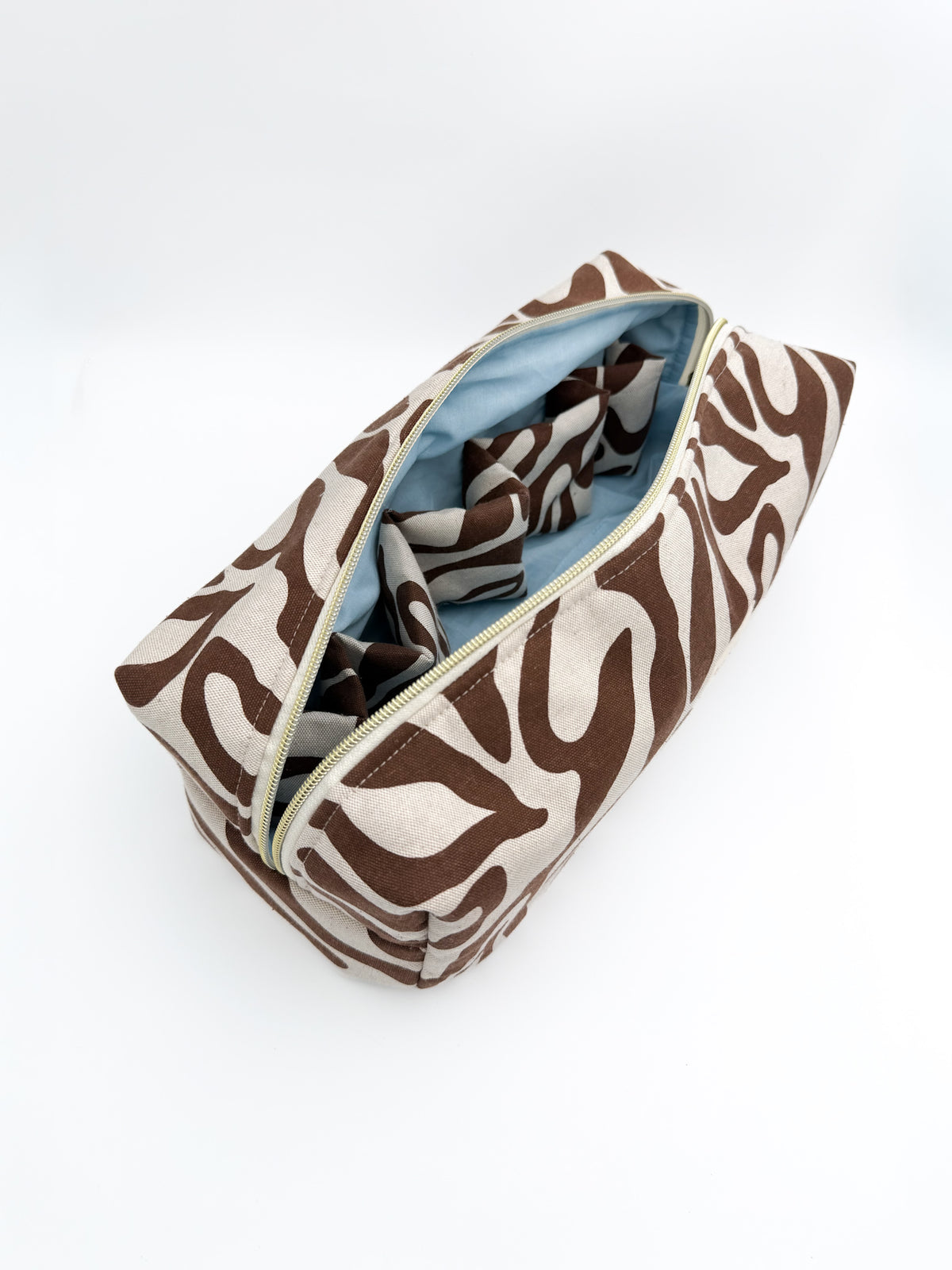 Blue Zebra - Hair Tool Pouch