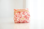Red Vintage Peony - Cosmetic Bag