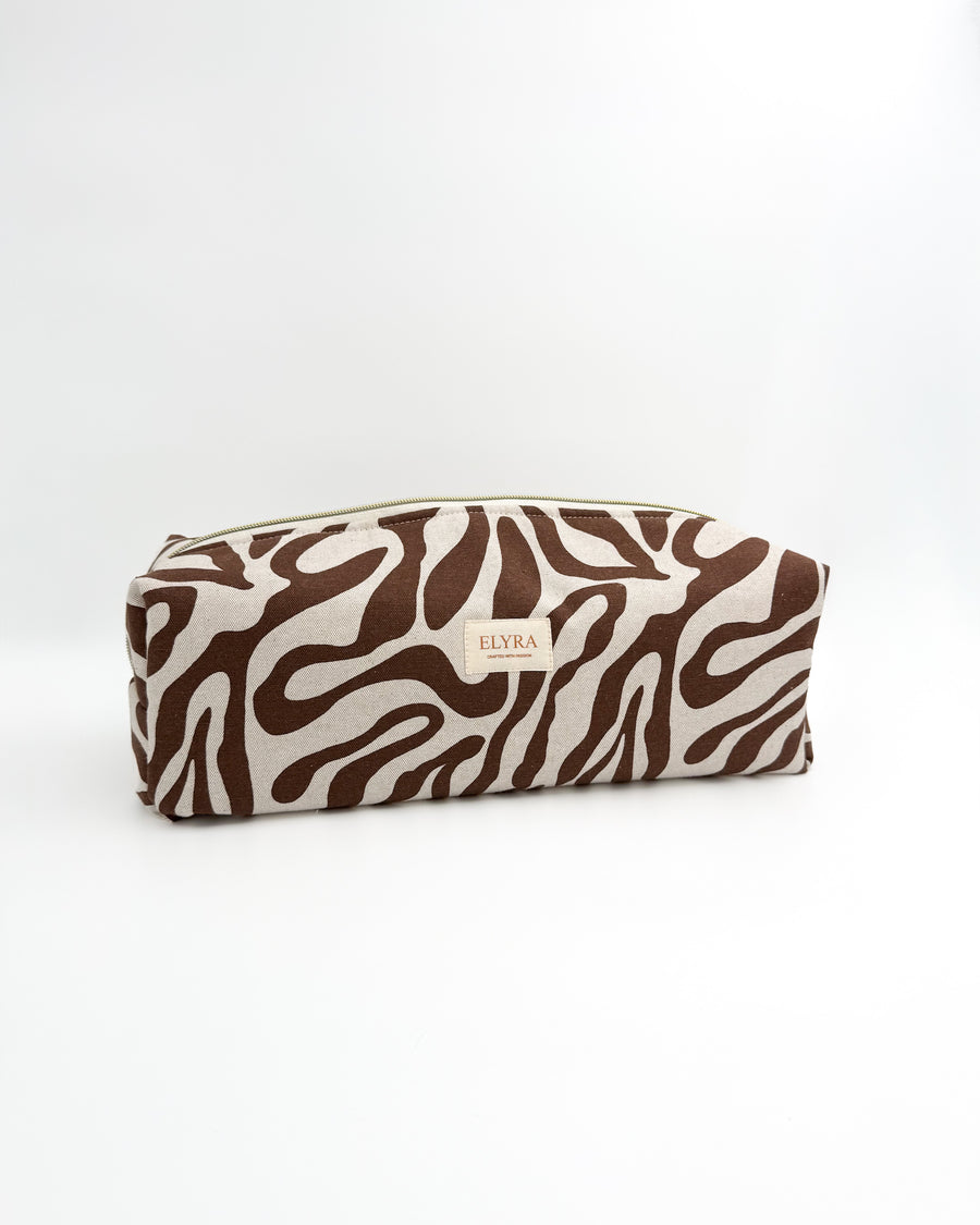 Blue Zebra - Hair Tool Pouch