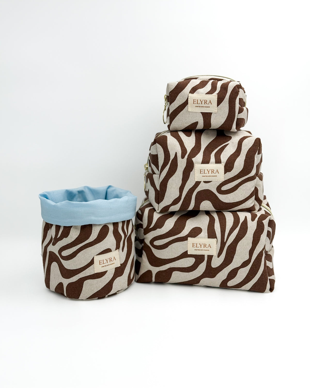 Blue Zebra - Cosmetic Bag