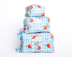 Cherry Check - Cosmetic Bag