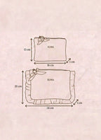 Velvet Ruffle - Pouch