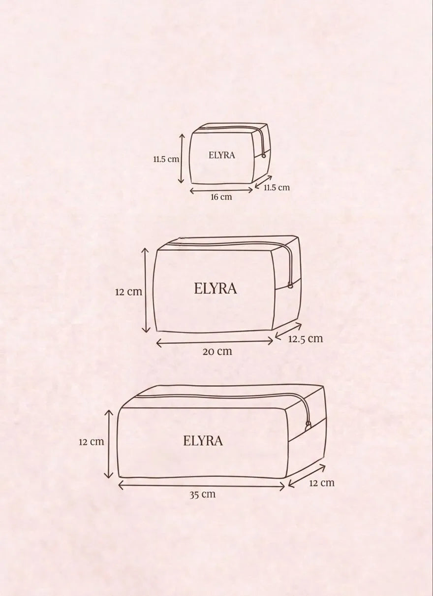 Silver Glow - Hair Tool Pouch